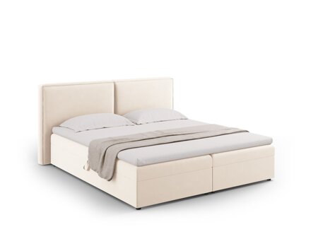 Łóżko Jodie Light Beige Velvet 160x200