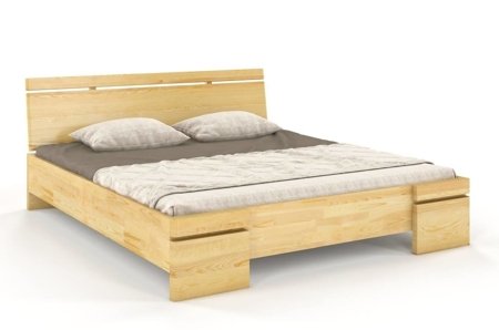 Łóżko sosnowe Sparta Maxi ze skrzynią 165,5x220