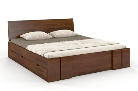 Łóżko sosnowe Vestre Maxi &z 4 szufladami 120x220