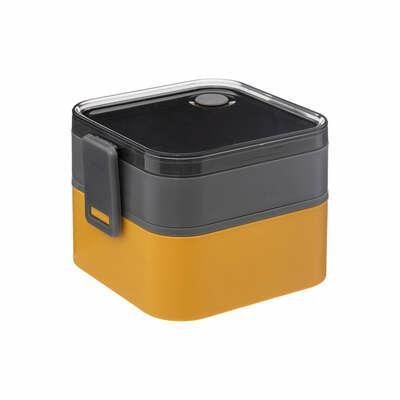 Lunch box śniadaniówka 5five simply 1,5l żółty/czarny