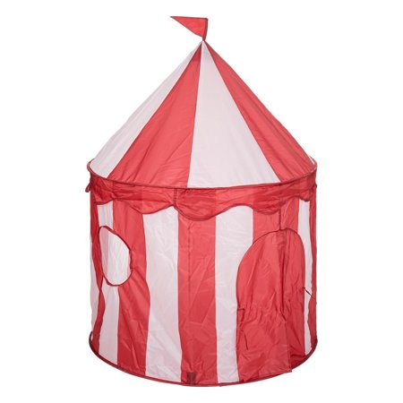 Namiot dziecięcy Circus czerwony/biały