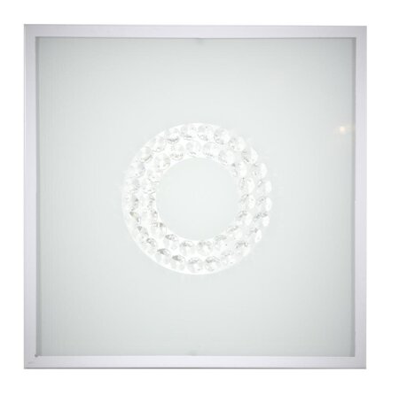 Plafon Lux 29x29 16W LED 4000K biały  mały ring