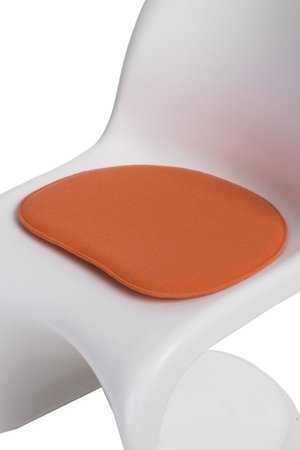 Poduszka na krzesło Balance pomarańczowa jasna