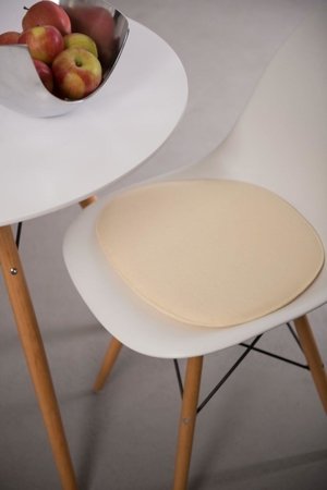 Poduszka na krzesło Side Chair beżowy jasny