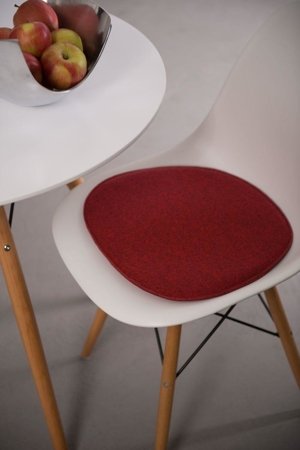 Poduszka na krzesło Side Chair czerwona