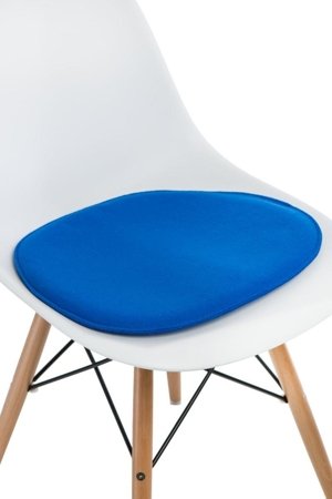 Poduszka na krzesło Side Chair niebieska