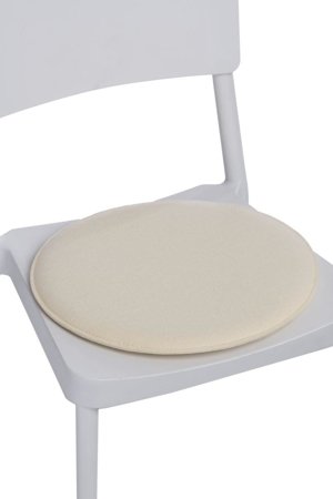 Poduszka na krzesło beżowy jasny