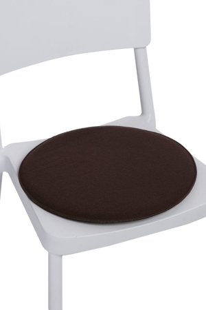 Poduszka na krzesło brązowa
