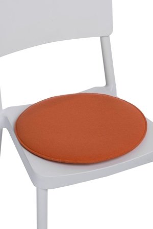 Poduszka na krzesło pomarańczowa