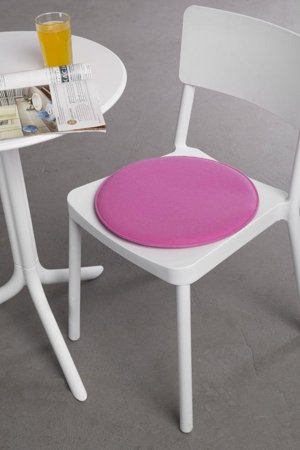 Poduszka na krzesło różowa