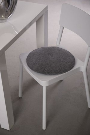 Poduszka na krzesło szary jasny