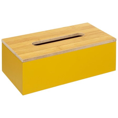 Pudełko na chusteczki Modern żółte