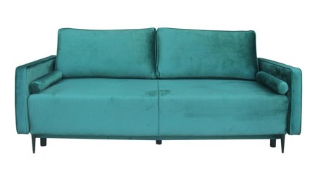 Sofa Arosa z funkcją spania zielona