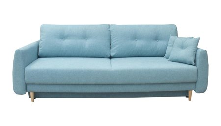 Sofa Forn z funkcją spania niebieska buk