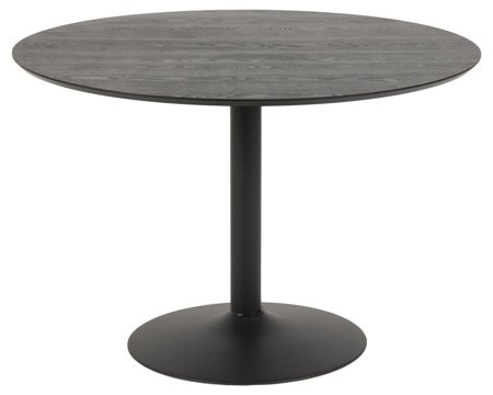 Stół Ibiza 110cm czarny okrągły 