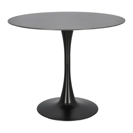 Stół Simplet Skinny Premium Stone Black okrągły