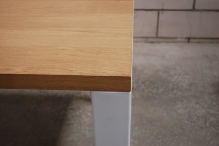 Stół Wooden 120x80 biały profil 80x40mm