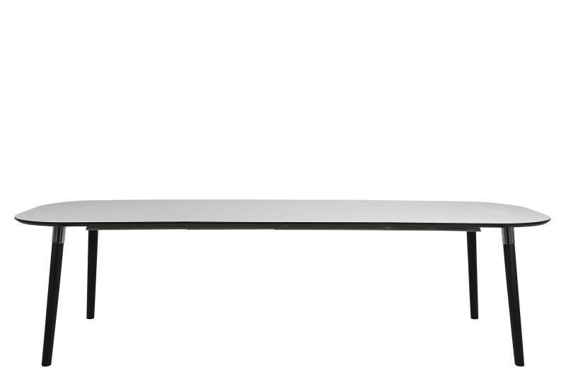 Stół rozkładany Pippolo bw L czarny/biały