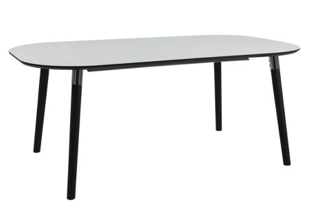 Stół rozkładany Pippolo bw L czarny/biały