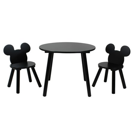 Stolik i 2 krzesła Myszka Mickey czarny 