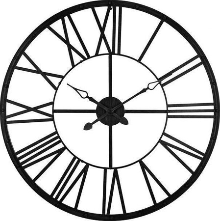 Zegar Vint metalowy czarny              