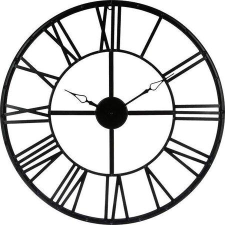 Zegar Vintage okrągły czarny            