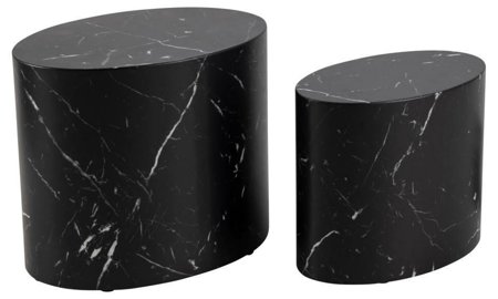 Zestaw stolików Mice black marble