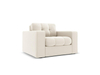 Fotel Justin Light Beige Velvet