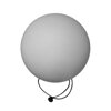 Lampa ogrodowa kula BALL 50 biała 50 cm