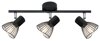 Lampa sufitowa Fly listwa 3x40W E14  czarny