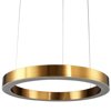 Lampa wisząca CIRCLE 80 ledowa 80 cm mosiądz