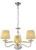 Lampa wisząca Diva 3x40W E14 chrom/złoty