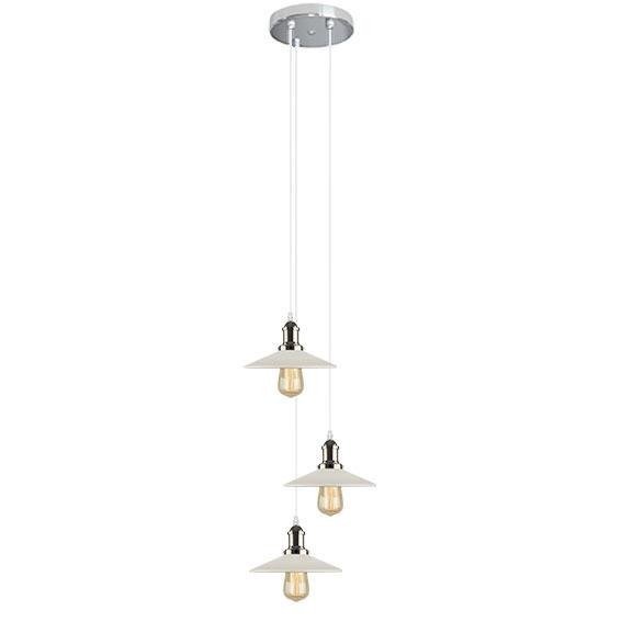 Lampa wisząca Eindhoven Loft MCH CO biały/chrom