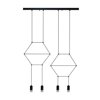 Lampa wisząca LINEA-4 LONG czarna 70 cm