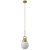 Lampa wisząca PEARL złota 20 cm