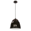 Lampa wisząca Patch 29 1x60W E27 czarny  + chromowany dekor