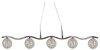 Lampa wisząca Starlet 5x40W G9  chrom/transparent