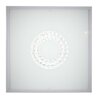 Plafon Lux 29x29 16W LED 4000K satyna  mały ring