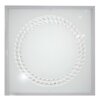 Plafon Lux 29x29 16W LED 6500K satyna  duży ring