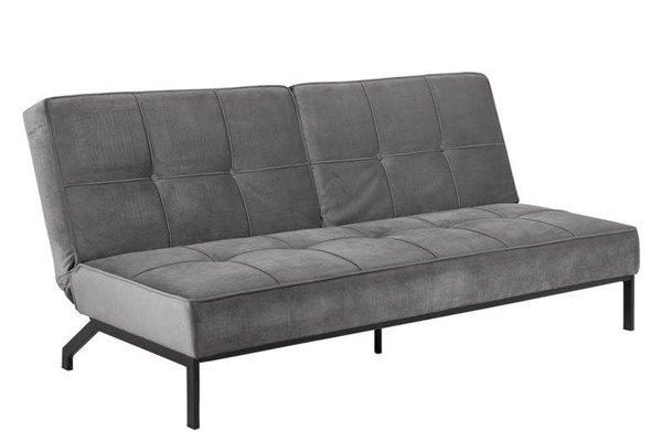 Sofa welwetowa Perugia VIC szara