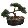 Sztuczne drzewko bonsai w czarnej donicy