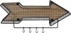 Wieszak Intesi Arrow naturalny/czarny